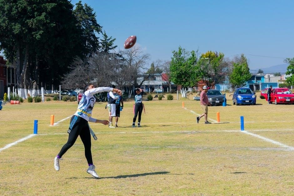 flag football drills pdf